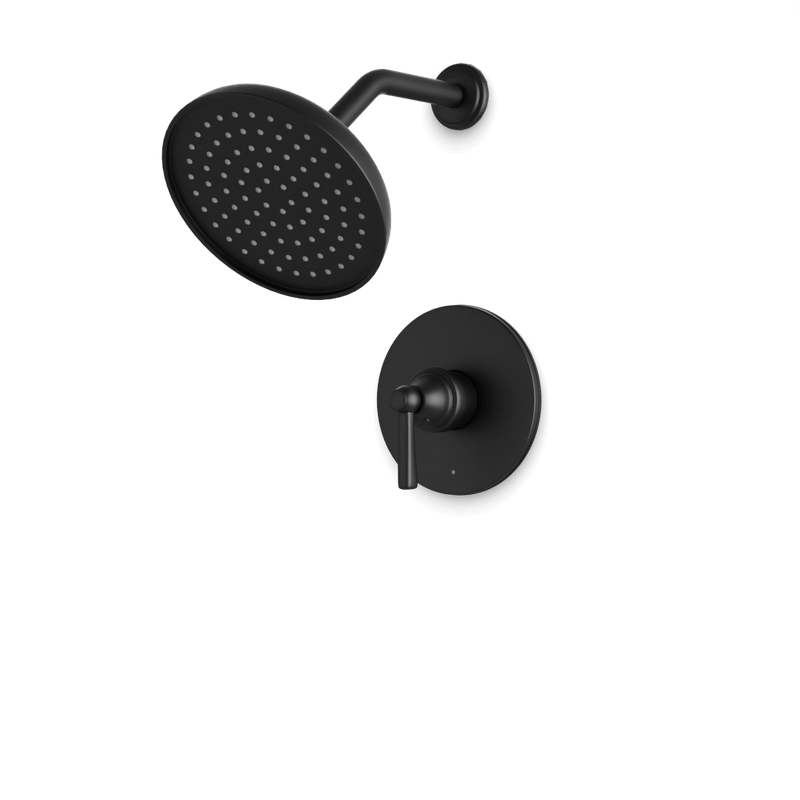 Classic Pressure Balance Shower Trim Kit - Matte Black image 1