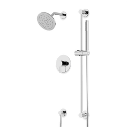 Opera 2-Way Pressure Balance Shower Trim Kit with Hand Shower on Slide Bar with Separate Water Outlet - Chrome thumbnail 1