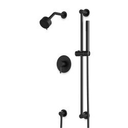 Opera 2-Way Multifunction Pressure Balance Shower Trim Kit with Slide Bar with Separate Water Outlet - TS263BK thumbnail 1