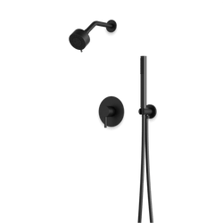 Opera 2-Way Multifunction Pressure Balance Shower Trim Kit with Hand Shower - Matte Black thumbnail 1