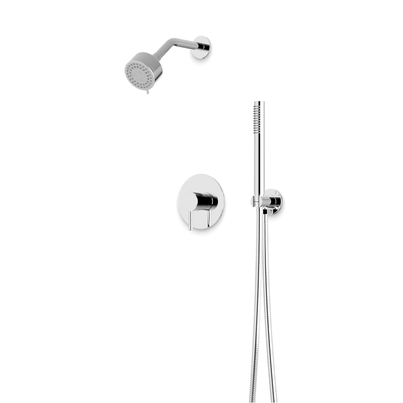 Opera 2-Way Multifunction Pressure Balance Shower Trim Kit with Hand Shower - Chrome image 1