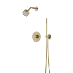 Opera 2-Way Multifunction Pressure Balance Shower Trim Kit with Hand Shower - Satin Brass thumbnail 1