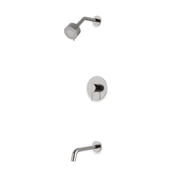 Opera 2-Way Multifunction Pressure Balance Shower Trim Kit with Tub Filler - Brushed Nickel thumbnail 1