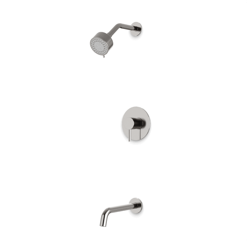Opera 2-Way Multifunction Pressure Balance Shower Trim Kit with Tub Filler - Brushed Nickel image 1