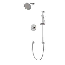 TS283 - Classic 2-Way Pressure Balance Shower Trim Kit with Hand Held Shower on Slide Bar with Separate Water Outlet Artos US