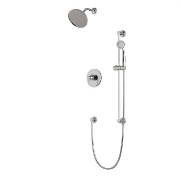 TS283 - Classic 2-Way Pressure Balance Shower Trim Kit with Hand Held Shower on Slide Bar with Separate Water Outlet Artos US
