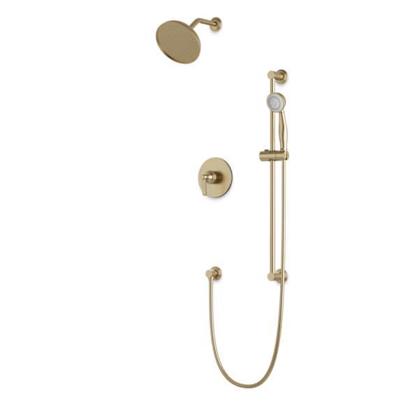 TS283 - Classic 2-Way Pressure Balance Shower Trim Kit with Hand Held Shower on Slide Bar with Separate Water Outlet Artos US