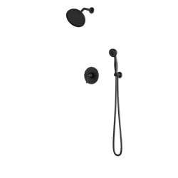 TS285 - Classic 2-Way Pressure Balance Shower Trim Kit with Hand Held Shower Artos US Matte Black 