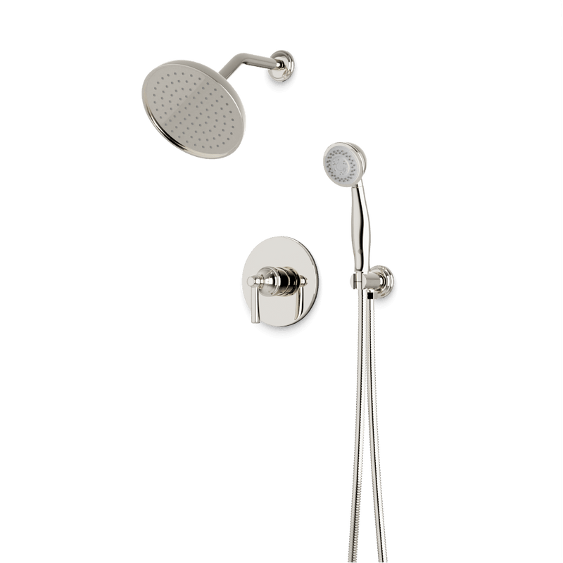Classic 2-Way Pressure Balance Shower Trim Kit with Hand Shower - Polished Nickel image 1