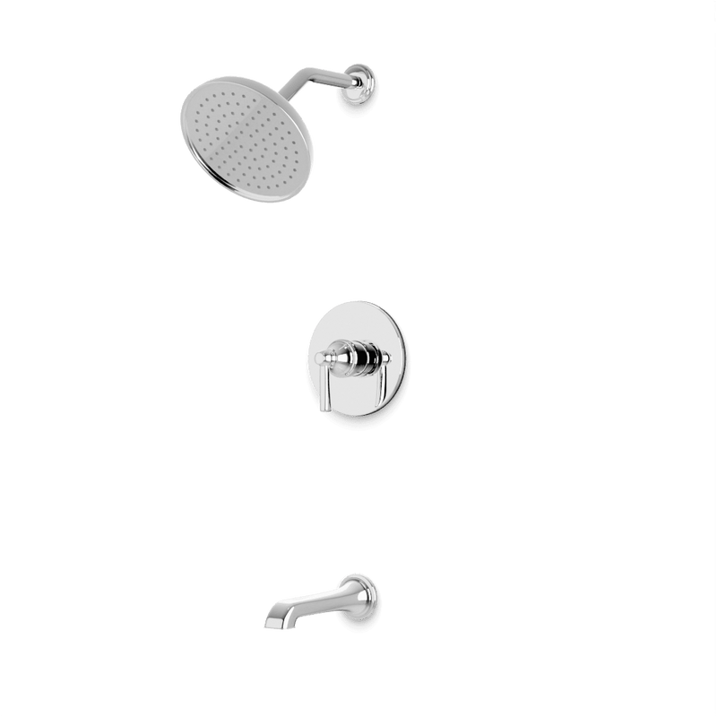 Classic 2-Way Pressure Balance Shower Trim Kit with Tub Filler - Chrome image 1