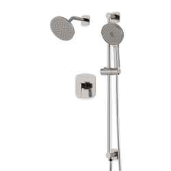 Harmony 2-Way Pressure Balance Shower Trim Kit with Hand Shower on Integrated Slide Bar - Brushed Nickel thumbnail 1