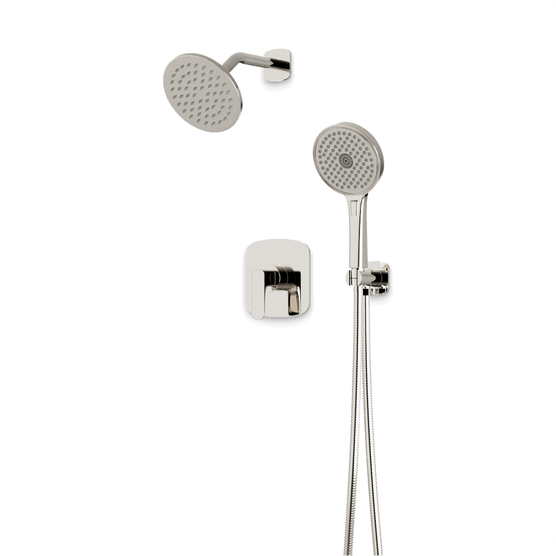 Harmony 2-Way Pressure Balance Shower Trim Kit with Hand Shower - Polished Nickel image 1