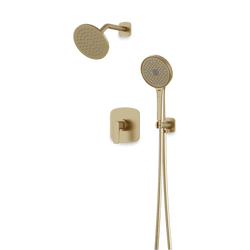 Harmony 2-Way Pressure Balance Shower Trim Kit with Hand Shower - Satin Brass thumbnail 1
