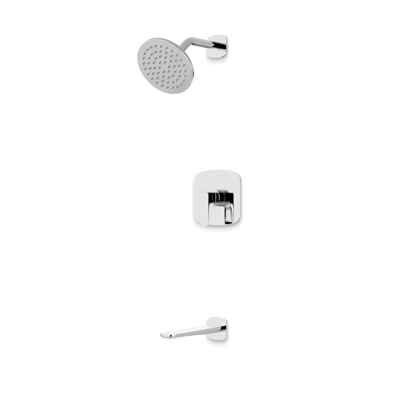 Harmony 2-Way Pressure Balance Shower Trim Kit with Tub Filler - Chrome image 1