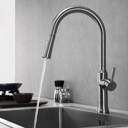 Transitional Kitchen Faucet with Pulldown Spray - F100139CH thumbnail 7