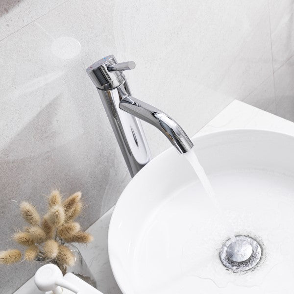FS308T - Trova Tall Lav Faucet Round Artos US 