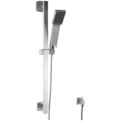 Transitional Flexible Hose Slidebar Kit with Separate Water Outlet - F703-5CH thumbnail 1