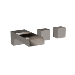 Kascade Transitional 3-Hole Wall Mounted Waterfall Tub Filler - F802-6BN thumbnail 1