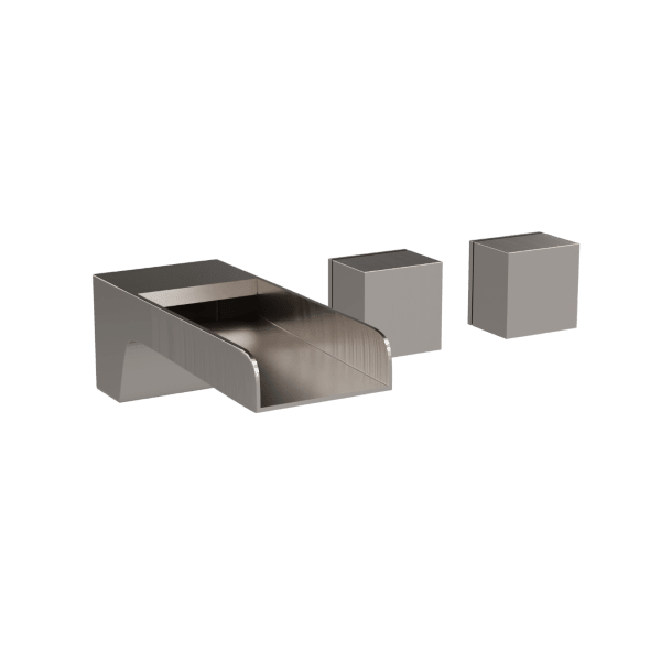 Kascade Transitional 3-Hole Wall Mounted Waterfall Tub Filler - F802-6BN image 1