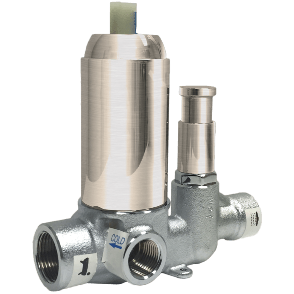 Pressure Balance Mixer Valve with Push Button Diverter - F903-14BN image 1