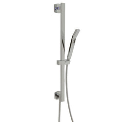 F907-42 - Milan Flexible Hose Shower Kit with Slide Bar & Integrated Water Outlet Artos US Brushed Nickel 