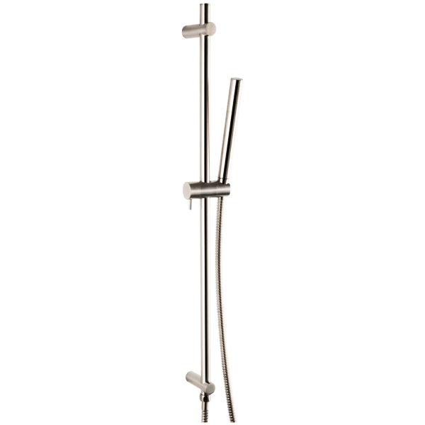 F907-6 - Flexible Hose Shower Kit with Slide Bar Artos US Brushed Nickel 