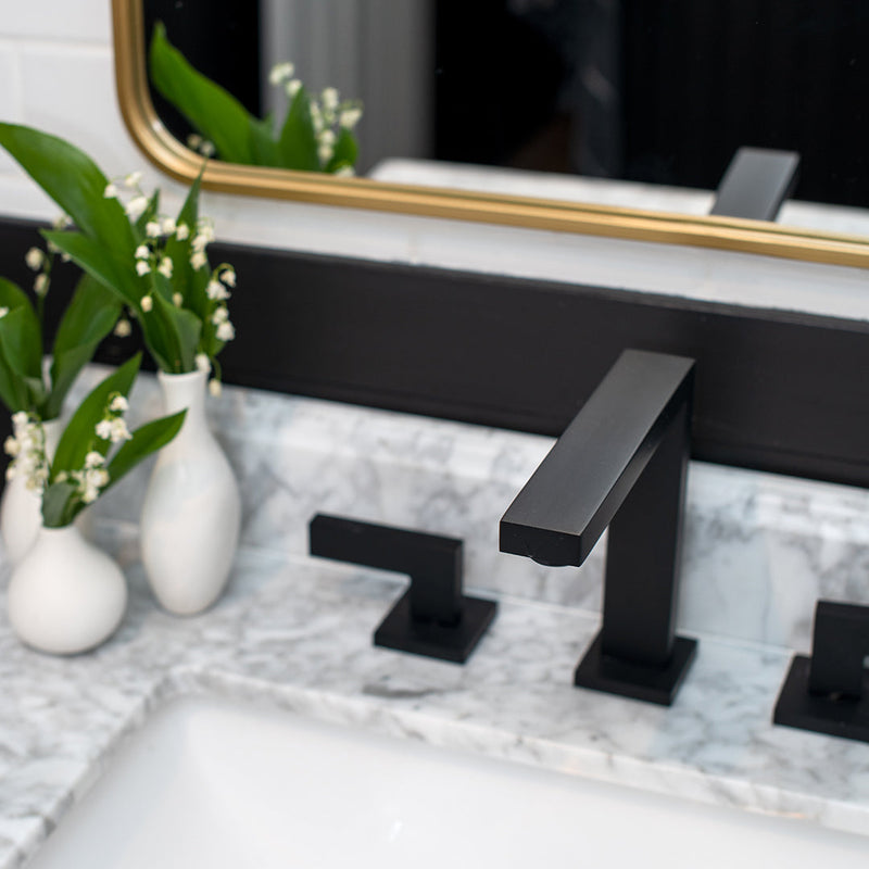 Edge 8" Widespread Bathroom Faucet - FS309BK image 5