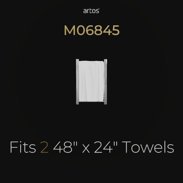 M06845W -Denby Towel Warmer 27" x 18" Hardwired Artos US