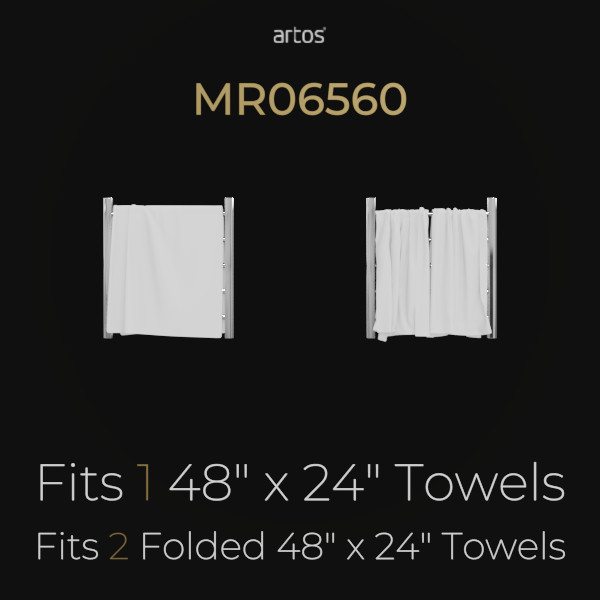 MR06560W -Ryton Towel Warmer 26" x 24" Hardwired Artos US