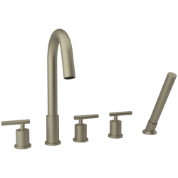 F502-10 - Opera 5-Hole Deck Mount Tub Filler Artos US Brushed Nickel