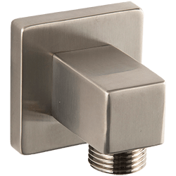 F902-39 - Shower Outlet Elbow, Square Artos US Brushed Nickel