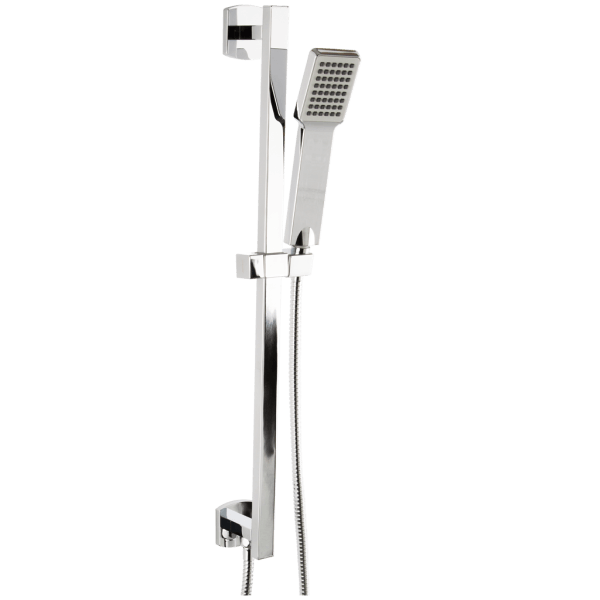 F703-4 - Flexible Hose Shower Kit with Safire Slide Bar Artos US Chrome
