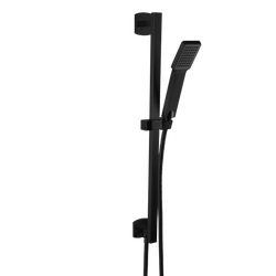 F703-4 - Flexible Hose Shower Kit with Safire Slide Bar Artos US Black