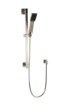 F907-47 - Flexible Hose Shower Kit with Slide Bar and Separate Water Outlet Square Artos US Brushed Nickel 